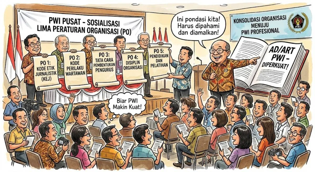 Penguatan AD/ART, PWI Pusat Sosialisasi Lima PO