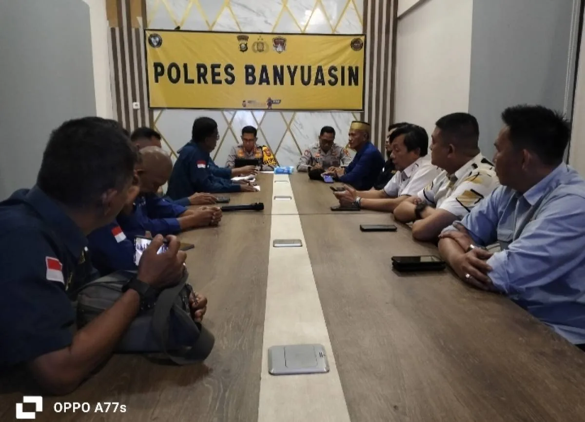 Polres Banyuasin  dan PWI Jalin Komunikasi
