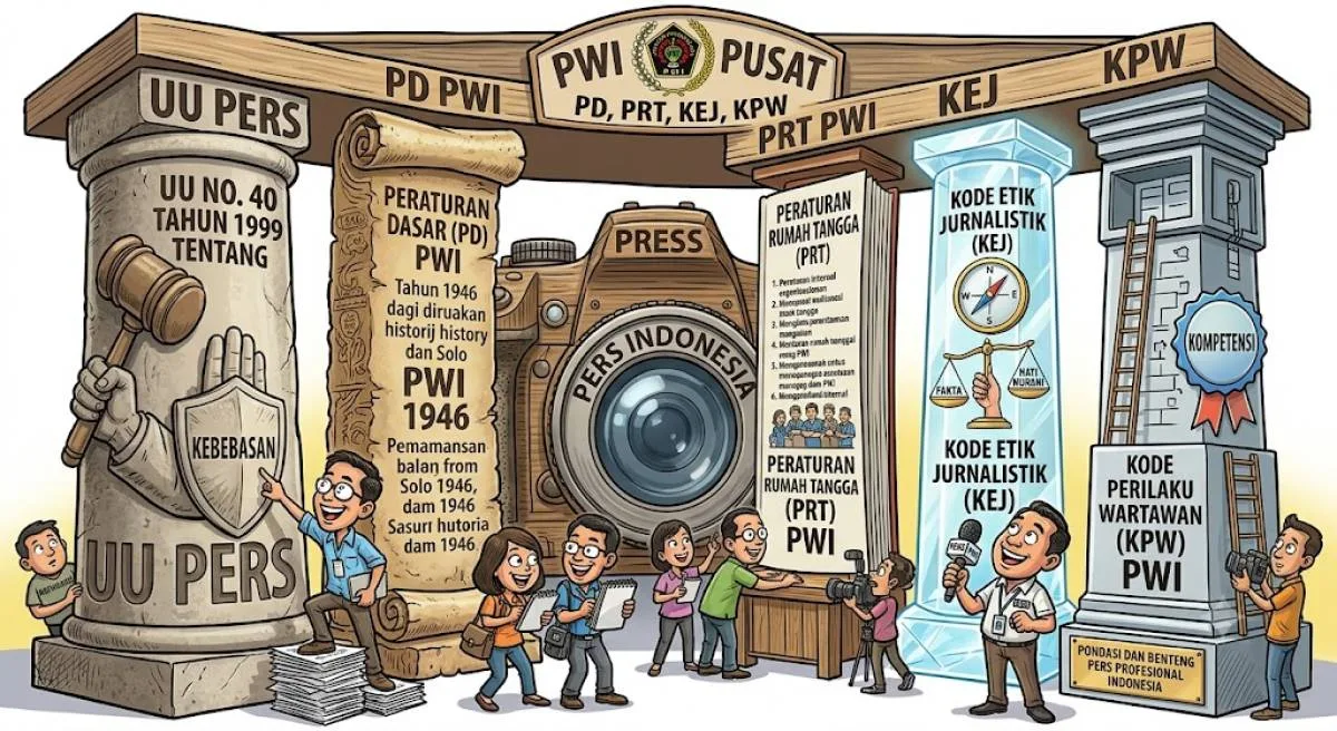 UU  Pers, PD, PRT  PWI, KEJ, Kode Perilaku Wartawan